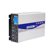 FORYON Inverter 12V 220V 6000W 8000W 24V 48V 60V 72V DC to 110V AC Pure Sine Wave Voltage Converter Power Solar Inverter L+E+D Display Universal(8000W,48V_120V(60HZ))