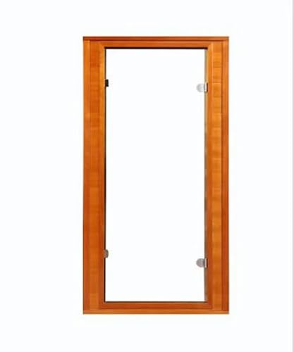 Caforkp W397300013 Front Wall Glass Door Replacement Assembly for One-Person Infrared Sauna, Complete