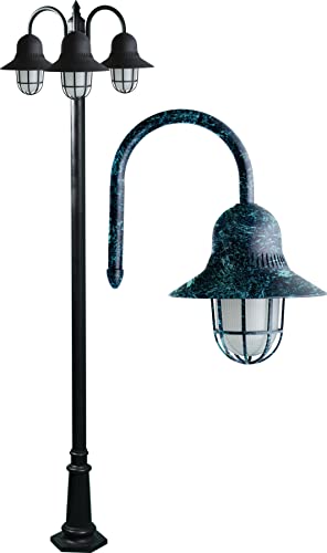 DABMAR LIGHTING INC Marquee 3-Light Post Fixture GM9920-VG