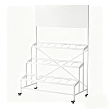3-Tier Corner Plant Shelf Stand Heavy Duty Metal Rack For Patio Garden