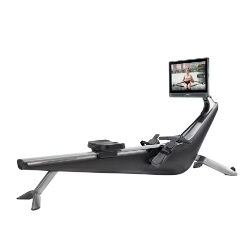 Hydrow Rowing Machine with Immersive 22" HD Rotating Screen Black/Silver