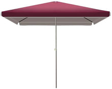RWGOVLU Durable 2.5 * 2.5M Compact Sun Shade, Rectangular Garden Umbrella Parasol Offset Cantilever Waterproof Resistant for Outdoor/Gardens/Balcony/Patio Canopy Tent,Blue