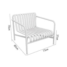 TBJEN Tables and Chairs, Wrought Iron Outdoor Tables and Chairs, Garden Leisure Chairs, Courtyard Balcony Coffee Table Sets, Internet Celebrity Milk Tea Shop Cafe bar(8)