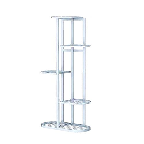 RWGOVLU Flower Stand 1pcs Plant Shelves Iron Potted Flower Plant Stand Rack Multiple Flower Pot Holder Shelf