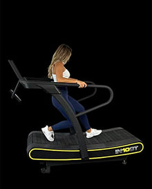 IN10CT Intensity Resistance Runner Manual Curved Wide Treadmill