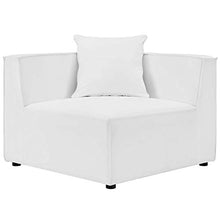 Modway EEI-4385-WHI Saybrook Patio Upholstered 6-Piece Sectional Sofa in White