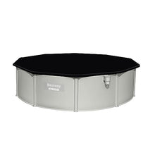 Bestway Hydrium 15'x 48" Steel Wall Above Ground Swimming Pool Set Gray