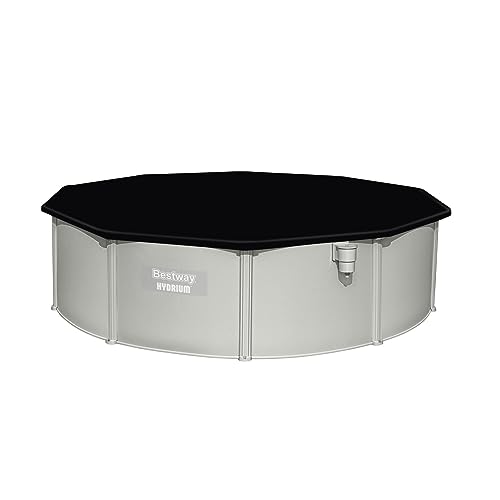 Bestway Hydrium 15'x 48" Steel Wall Above Ground Swimming Pool Set Gray