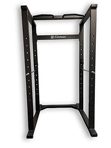 SB Fitness Equipment SB-PR1000 Heavy Gauge Steel Power Rack Matte Black