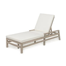 Merax Patio Chaise Lounge Chair Set of 4, Adjustable Lounge Chair Outdoor with 5 Positions, Acacia Wood Patio Lounge Chair with Thick Cushions for Pool Deck Balcony Garden, All-Weather, Grey