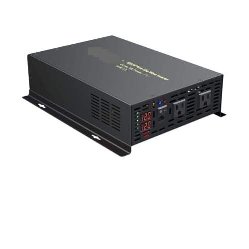 Pure Sine Wave Solar Inverter Power 1000W Power Supply 12V/24V/48V/96V/110V DC to AC 110V/120V/220V/240V Converter(36V,100V,Universal)