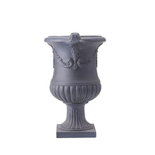 Merax 2 Set 24.8" Elegant MGO Flower Urn Planter, Black