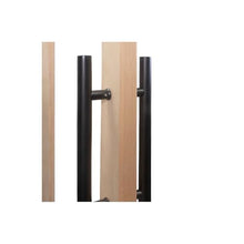 PROSAUNAS Prehung Solid Wood Sauna Door with Insulated Glass, Douglas Fir Sauna Door, Hemlock Jamb, Dual-Pane Insulated Glass, 31.5" x 81.5" (Door Hinged On - Left Side)