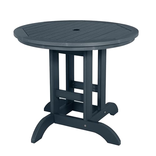 highwood Adirondack 36" Round Dining Table, Federal Blue