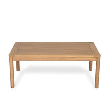 Christopher Knight Home Kayim Patio Loveseat Coffee Table Set with Curved Arm and Backrest, Acacia Wood Conversation Sofa Chat Set, Outdoor Furniture Set for Backyard Deck, Light Teak+Beige