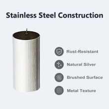 WAHHWF Stainless Steel Rain Chain for Gutter, Customizable Length