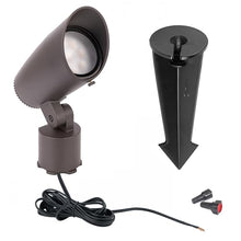 WAC Lighting LED 12V Colorscaping Smart App Controllable Landscape Lighting with RGBWW Color Changing and Tunable White Grand Accent 24W Spot Light with Adjustable Beam Angle in Bronze