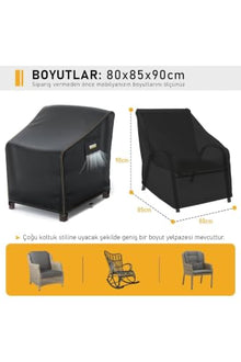 Universal Patio Loveseat Cover, water-resistant Outdoor Furniture Protector, Heavy Duty 420D Oxford Fabric, Windproof with Buckle Straps and Air Vents, Fits Most Loveseats and Chairs