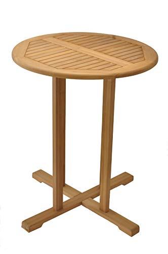 TeakFurnitureOutlet A-Grade Teak Giva 2 Pcs 36" Round Bar Table