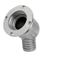 316 Stainless Steel High Mirror Polished Ball Type Deck Drain Hardware Cockpit Scupper Drain Boat Accessories 38mm