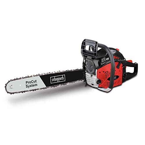 Scheppach CSP5300 Thermal Chainsaw | Powerful 53cm3 2T Motor | 51cm Procut Chain and Guide | Automatic Chain Lubrication | Integrated Chain Brake | Anti-Vibration & Light Weight