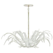 Eurofase Kagra 12 Light Pendant Modern 42 Inches Wide Distressed White