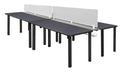 212 Main Kee Double Benching System with Privacy Divider Multicoloured