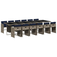 AMBERARD Patio Dining Set Set of 12 Gray Furniture Set