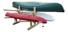 Log Kayak Rack Low 2 Canoe + 2 Kayak Rack Unfinished