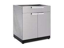 NewAge Products Classic Series 32-Inch Stainless Steel Outdoor Kitchen 2-Door Split Cabinet, 23" D x 32" W x 36.5" H