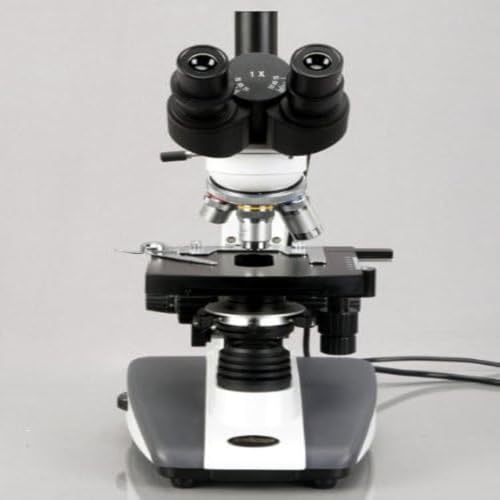 AmScope T360B-10M Digital Trinocular Compound Microscope 40X-2000X White