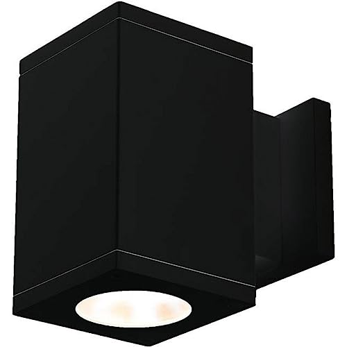WAC Lighting DC-WD06-U835B-WT Cube Architectural 6" Ultra Narrow LED Outdoor Wall Lighting, White