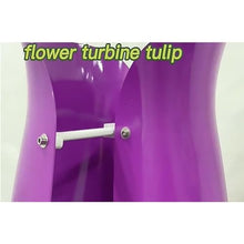 OLONETO 5KW Tulip Type Wind Turbine 12v 24v 48v Vertical Axis Wind Turbine Set Breeze Start Wind and Solar Complementary Power Generation System (Color : Purple, Size : 12V)