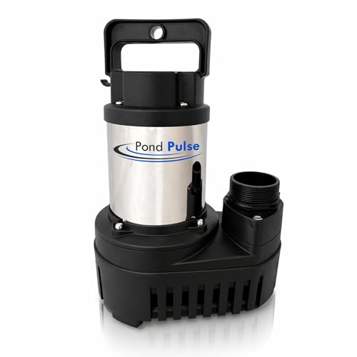 Pond Pulse Submersible Pond Pump, 3,000 GPH, 30 ft Cord