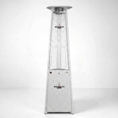 Lava Heat Italia Corsa Collection Patio Heater | Architectural Matte Finish | Corsa Pebble - Liquid Propane