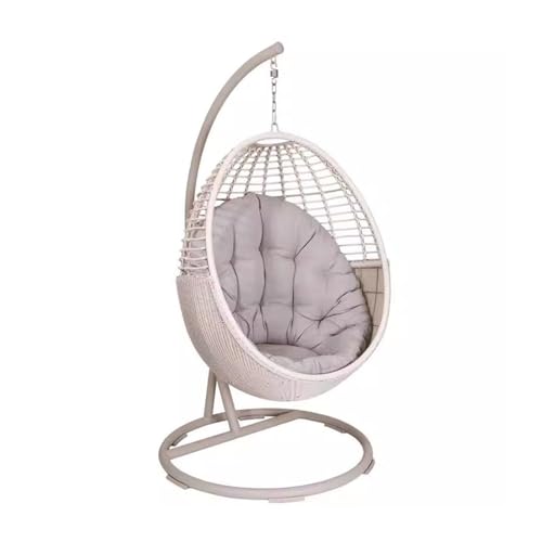 XJOYSL7921 Rattan Chair Outdoor Swings Indoor and Outdoor Bird's Nest Balcony Hanging Chairs Household Rocking Chairs Modern Accent Chair for Living Room