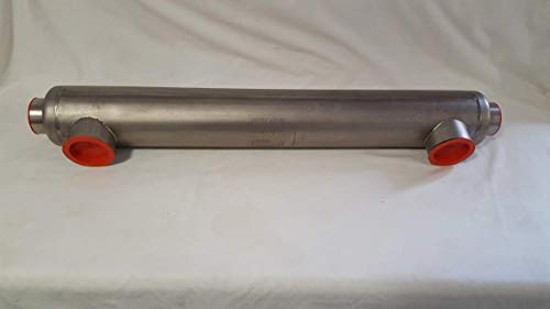 Badgerpipe Stainless Steel Tube and Shell Heat Exchanger 2,400,000 BTU