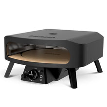 Cozze® 17 Inch Pizza Oven Gas Black Edition with Rotating Pizza Stone Diameter 43 cm - 600°C, Pizza in 2 Minutes
