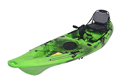 Riot Kayaks Mako 12 Fishing Yak with Impulse Pedal Drive Lime/Black