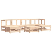 HEFZGDB 7 Piece Patio Lounge Set with Cushions Solid WoodOutdoor Furniture Set Patio Set Patio Furniture setsSuitable for Garden, Patio, Courtyard.