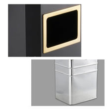 Ashtray Trash Can Stainless Steel Vertical Floor-mounted Ash Column Hotel Lobby Shopping Mall Elevator Entrance Ashtray Square Outdoor Trash Can Standing Ashtray Outdoor for Patio ( Color : D )