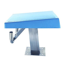 WANYE 19.7 Inch Heavy Duty Pool Diving Boards, Non-Slip Swimming Pool Diving Platform with Stainless Steel Base, for Competition 19.7inch, Blue