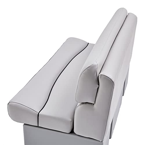 DeckMate 55'' Luxury Pontoon Boat Seat Charcoal & Gray