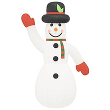 MBDRKVGF Giant 155-Inch Inflatable Snowman Christmas Decoration, LED Lighted Festive Holiday Decor for Outdoor Garden and Indoor Party, Durable Weather-Resistant Oxford Fabric, Quick Setup