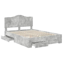 HMDNGOUT 5-Piece Outdoor Bar Table Set with 4 Removable Cushion Stools, Solid Acacia Wood and Poly Rattan, Gray Finish, 47.2 in x 23.6 in Rectangular Table