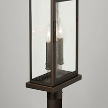 Capital Lighting 936832OZ Bolton Outdoor Post/Pier Mount, 3-Light 180 Total Watts, 20" H x 12" W, Oiled Bronze