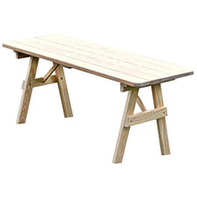 Furniture Barn USA Pine 6' Traditional Table, Unfinished