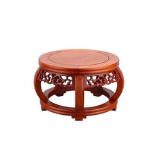 QUANGJN Pcs Plants Saucers Solid Wood Ornaments Round Vase Bonsai Stand Base Fish Tank Base Wooden Tray Plant Pot Saucers,