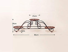 ZOCWJK Plant standFlower Stand, European Iron Flower Stand, Multi-Tier Balcony, Living Room, Flower Pot Frame/R Plant Shelves,