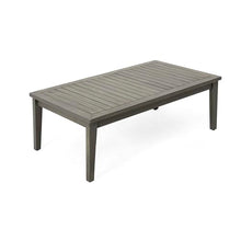 Christopher Knight Home 4-Piece Outdoor Acacia Wood Patio Set Grey+Beige